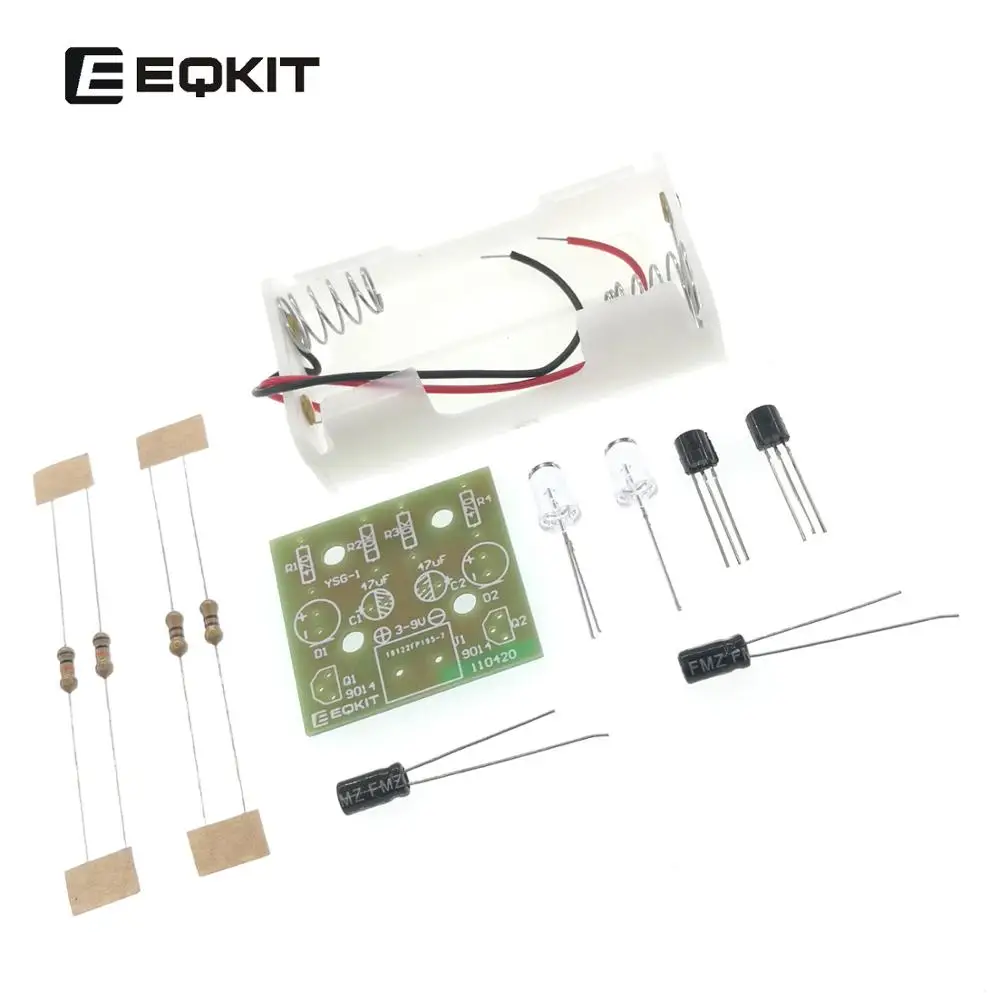 Высокий яркий красный чередование светоизлучающий светодиод DIY Набор простая