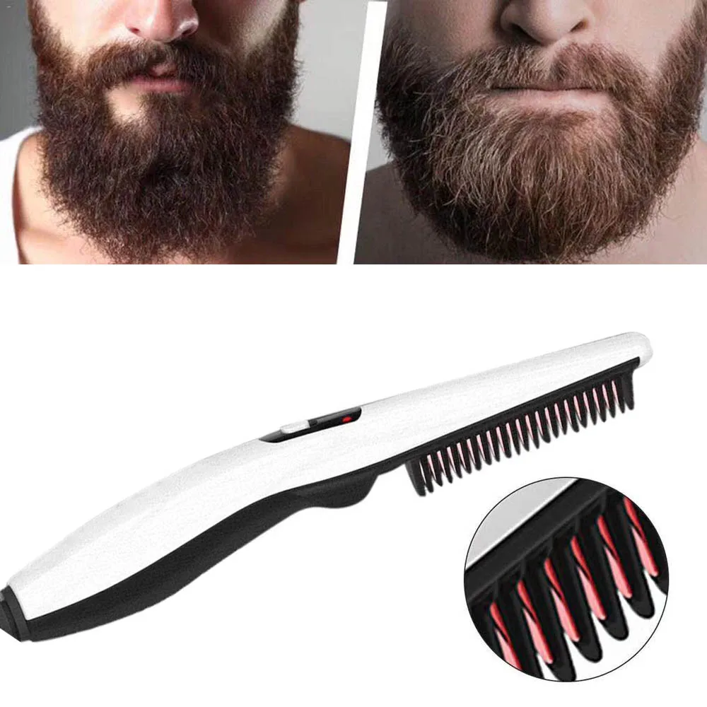 1 шт. выпрямитель для бороды многофункциональная Расческа укладки волос