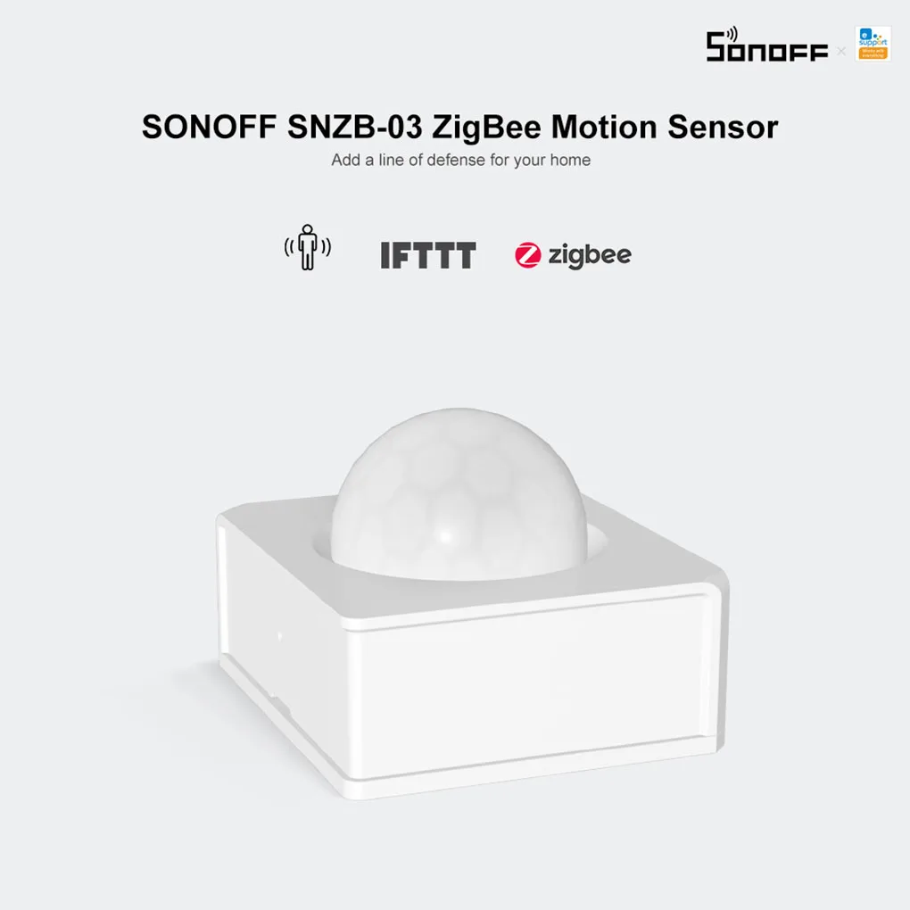 Умный дом SONOFF 1/10 датчик движения ZigBee SNZB-03 ° широкоугольный обзор уведомления о