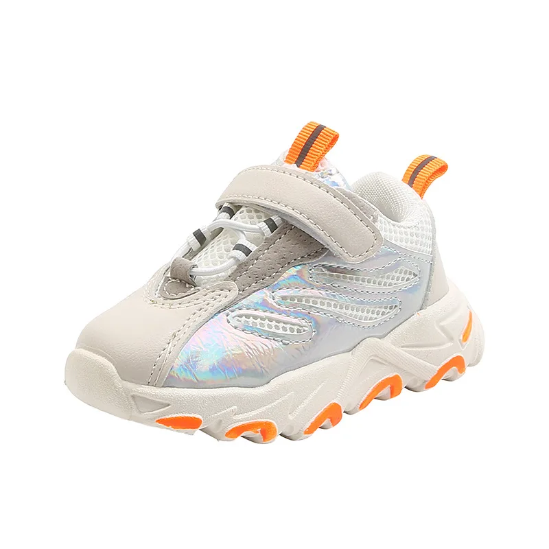 

New Kids Running Shoes Chunky Sneakers Solid Color Mesh Sport Shoes Children's Casual Shoes Spring Summer Toddler Boy Shoes 1-6Y