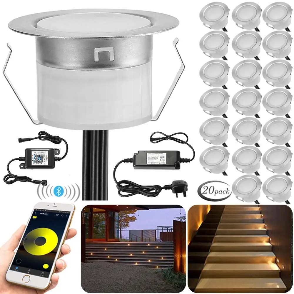 Контроллер с таймером Wi Fi 20X светодиодный светильник для двора террасы лестницы