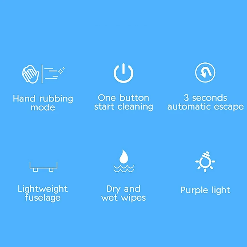 

Smart Mopping Robot,Automatic Floor Mopping Robot Wet and Dry, Sweeping Robot Smart Vacuum Cleaner Cleaning Tool