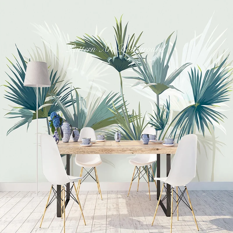 Пользовательские 3D фото обои ручная роспись скандинавский тропический лес банан