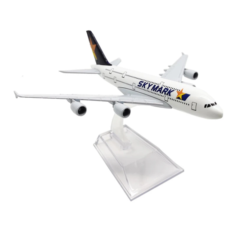 Самолеты A380 авиакомпании Skymark 16 см литой металлический сплав модель самолета