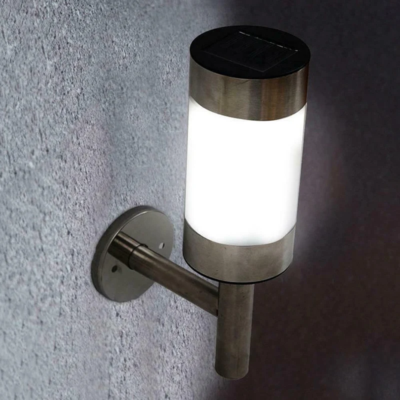 Уличный садовый светильник из нержавеющей стали настенный светодиодный с