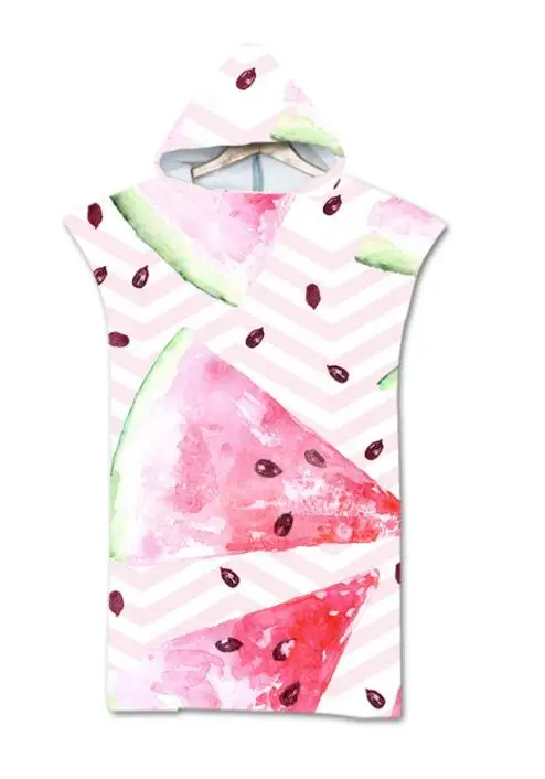 Купальный костюм для взрослых из микрофибры пончо быстросохнущее пляжное