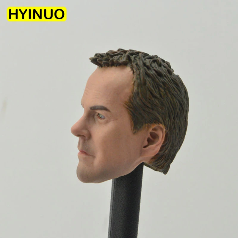 Custom 1/6 Scale актер из фильма Kiefer Sutherland мужской Джек Бауэр идеальная голова Sculpt