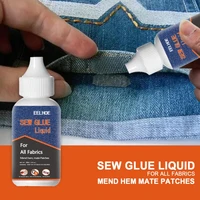 pvc glue 30ml fabric sew glue liquid sewing solution kit fast tack dry adhesives sealers hardware water based adhesive