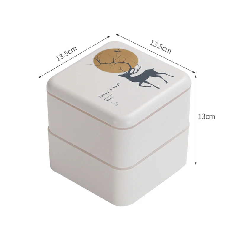 Контейнер для еды Ланч-бокс контейнер портативный японский Bento box столовые