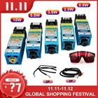 Лазерный модуль 2,5 Вт3,5 Вт, 5,5 Вт, нм, 33 мм, регулировка фокуса, лазерная гравировка и резка, TTLPWM управление, лазерная трубка, Диод + очки