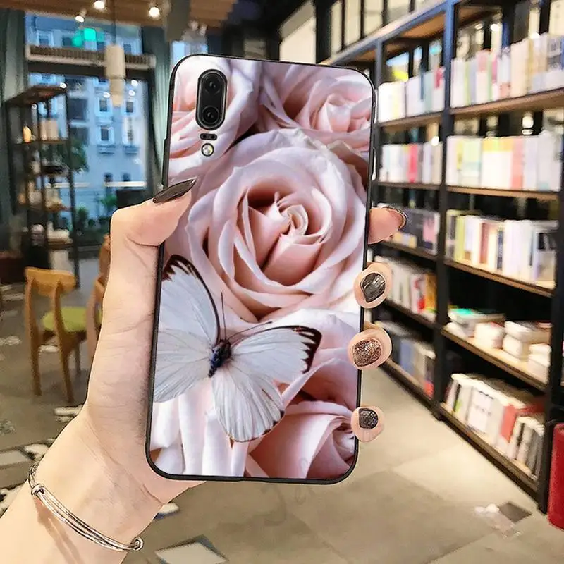 

Beautiful red rose flower Phone Case For Huawei honor Mate P 10 20 30 40 Pro 10i 9 10 20 8 x Lite