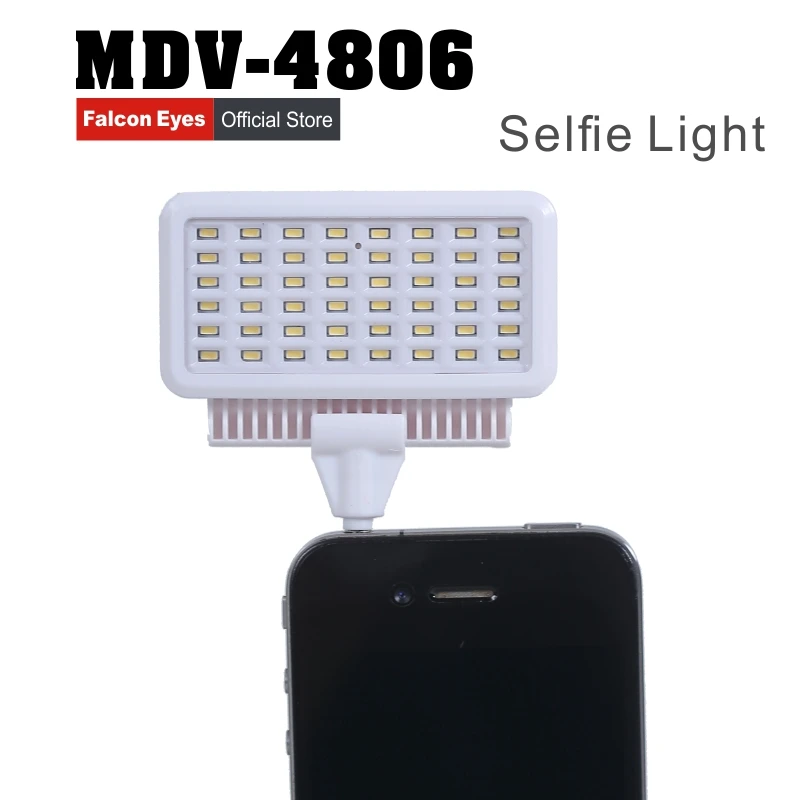 Falcon Eyes 2 Вт мини селфи LED заполняющий свет светильник для Мобильный телефон 48 шт.
