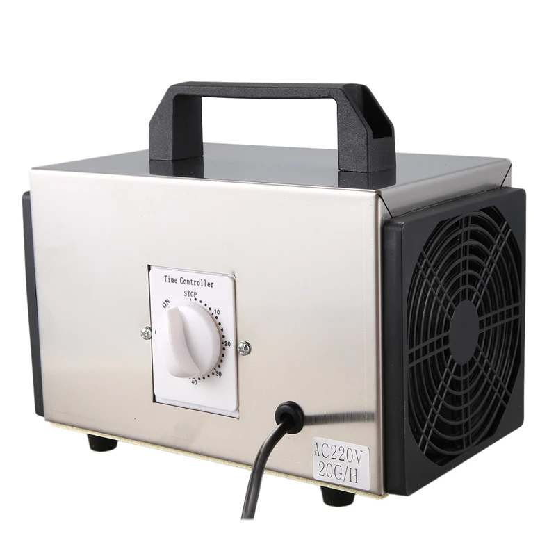 

Ozone generator 20g/h portable ozone generator air purifier 20/h ozone generator for ozone treatment-EU Plug