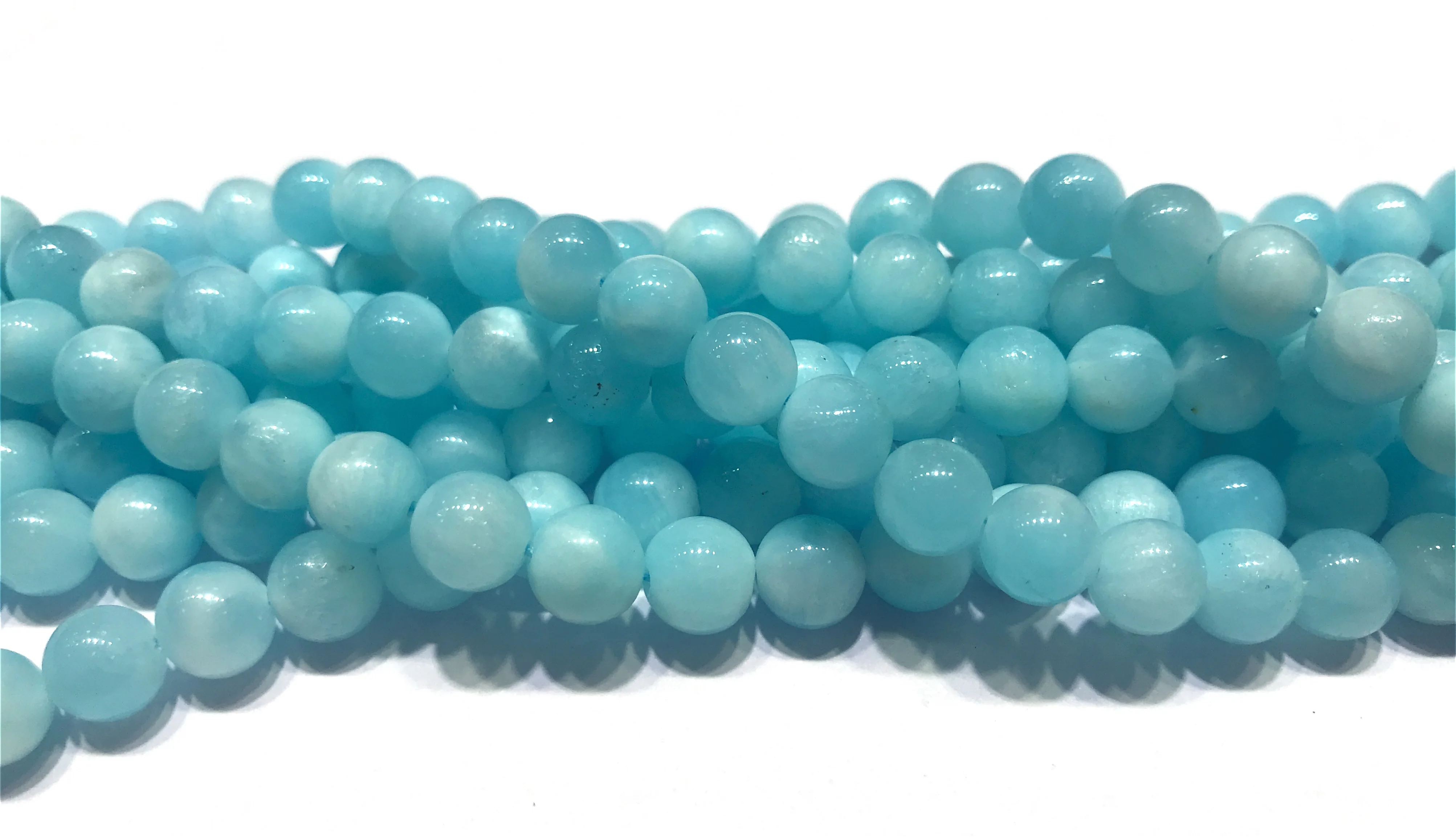 

Natural Gemstone Loose Spacer Beads For Jewelry Making DIY Bracelet Necklace Accessories 6mm Hemimorphite Beads Factory Price