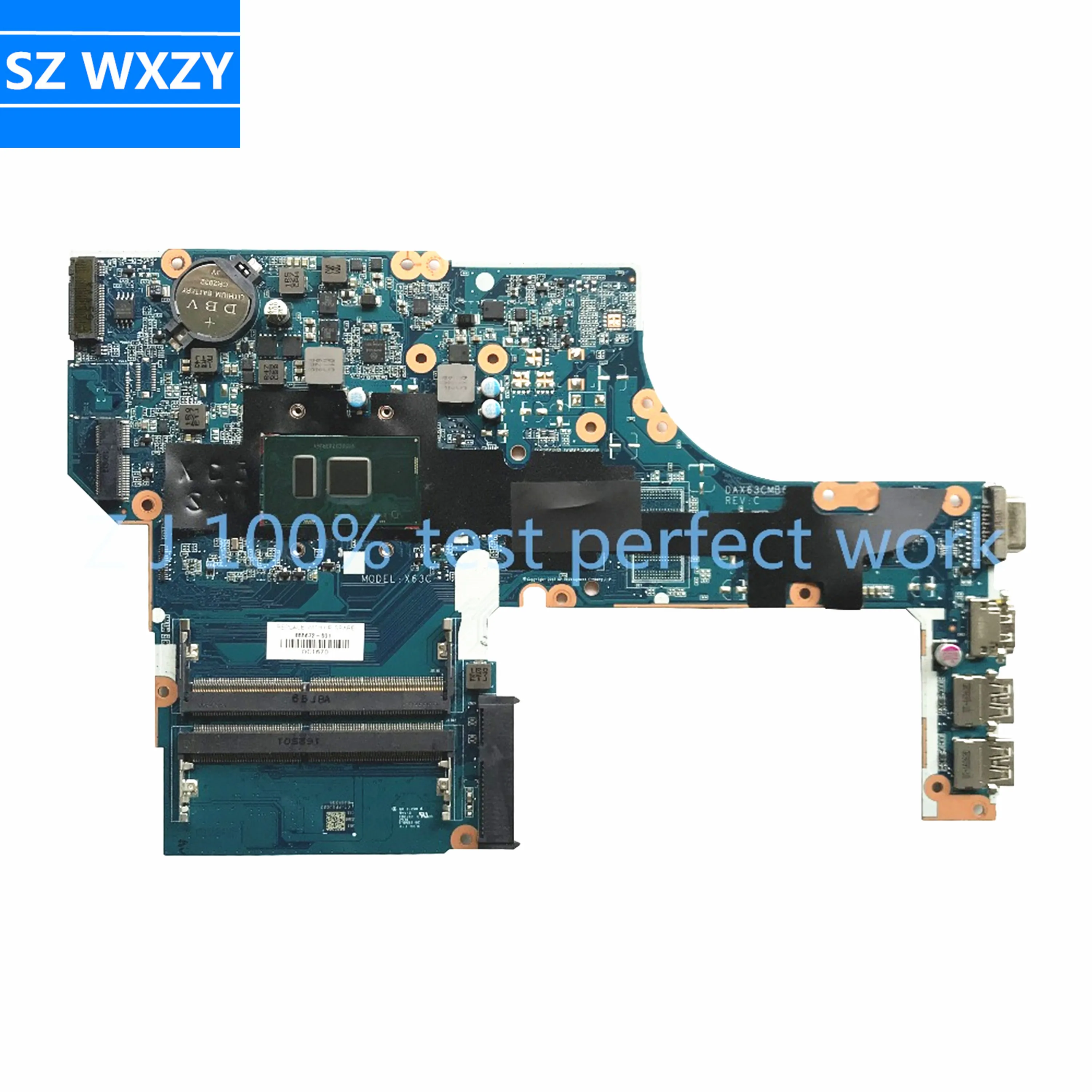 Материнская плата для ноутбука HP PROBOOK 450 G3 855672-601 с процессором SR2EY DAX63CMB6C0 855672-001 DDR4 MB