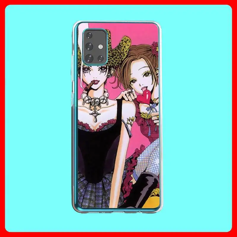 

NaNa Osaki Phone Case For Clear-Samsung Galaxy S5 S6 S7 S8 S9 S10 S20 Edge Plus Lite 2019 2020 Fundas Cover