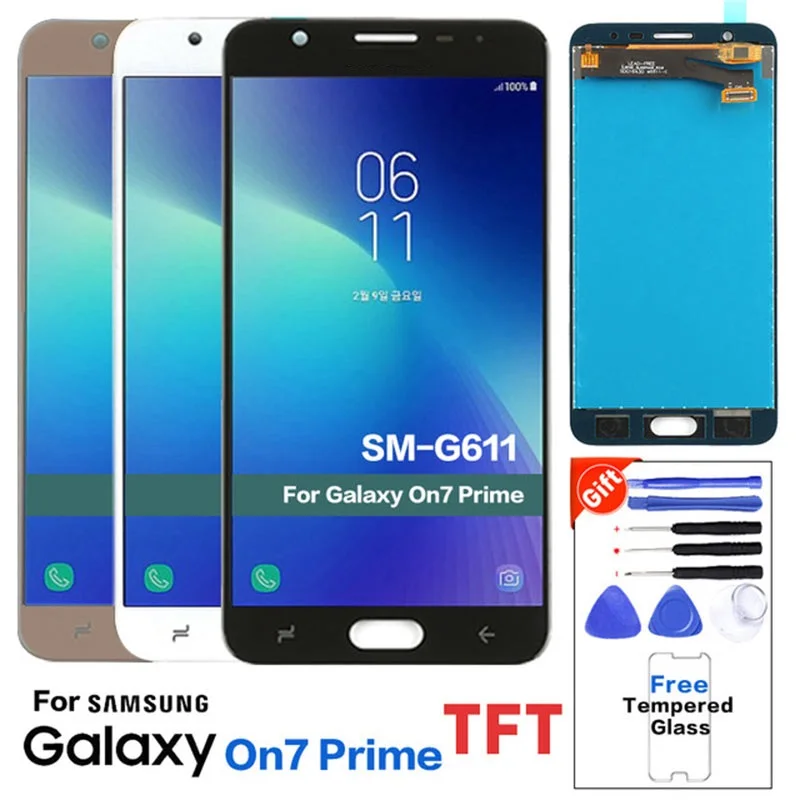 ЖК дисплей для SAMSUNG Galaxy J7 Prime 2018 сенсорный экран Prime2 G611 оригинальный
