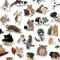 103050pcs funny and popular cute pet kitten classic cool decals sticker suitcase mobile phone pencil kids girl toys case