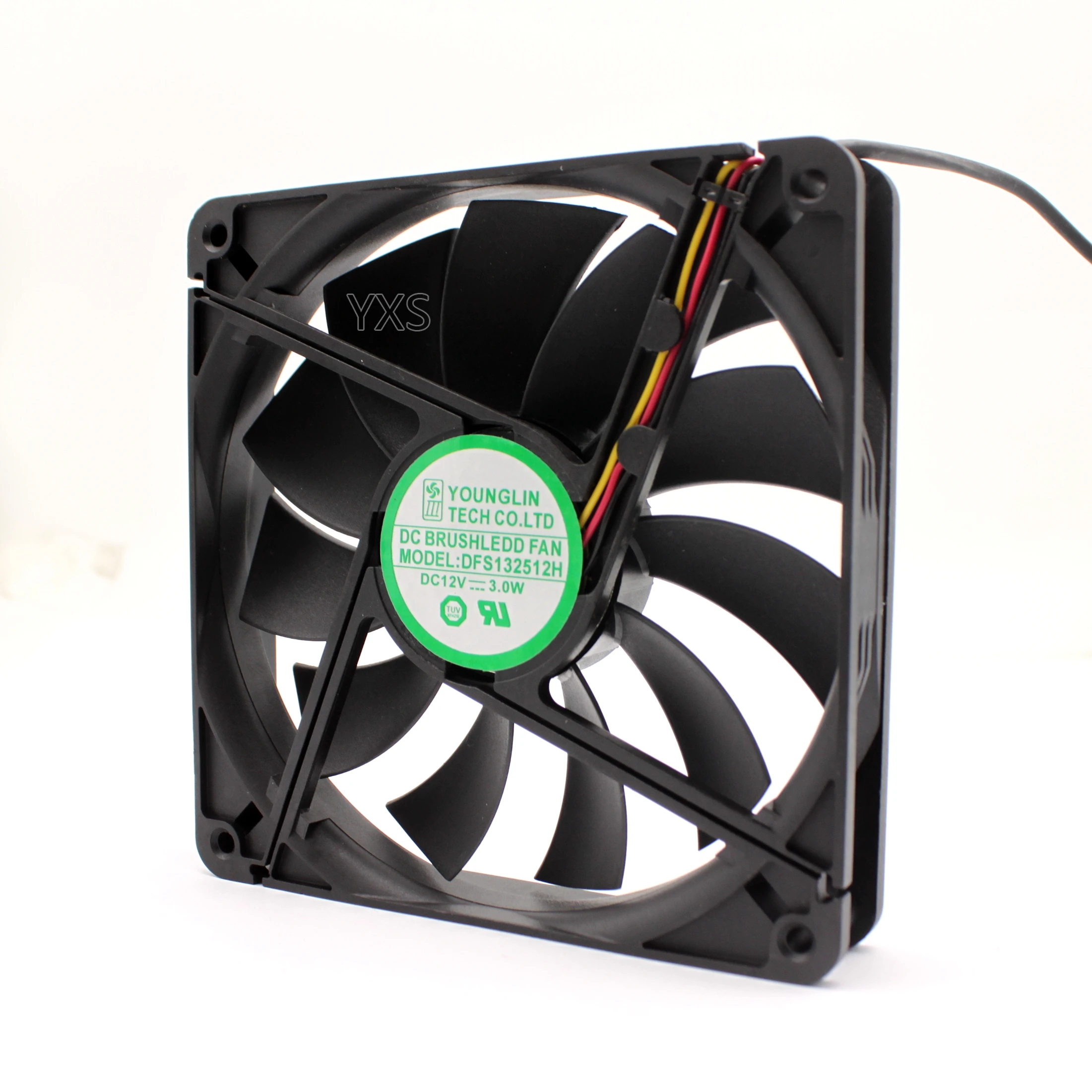 DFS132512H бесшумный шасси охлаждающий вентилятор DC 12V 3W 0.25A 2200 об/мин 13525 13 5 см 135*135*25 мм