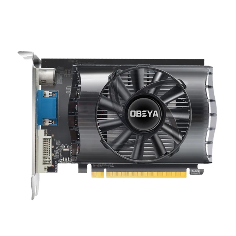 

Obeya GT 730 2G 128bit Independent Display LOL Game Graphics Card HDMI-compatible VGA Interface GT730 2G Big Fan