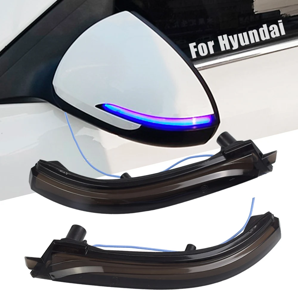 

Side Mirror Flashing Light LED Dynamic Turn Signal Light Flowing Water Blinker For Hyundai Elantra AD Avante 2016 2017 - 2019