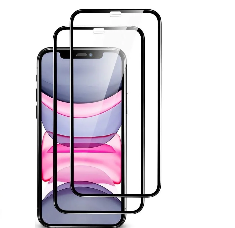 Закаленное стекло с полным покрытием для iphone 11 9H 25D защитная пленка