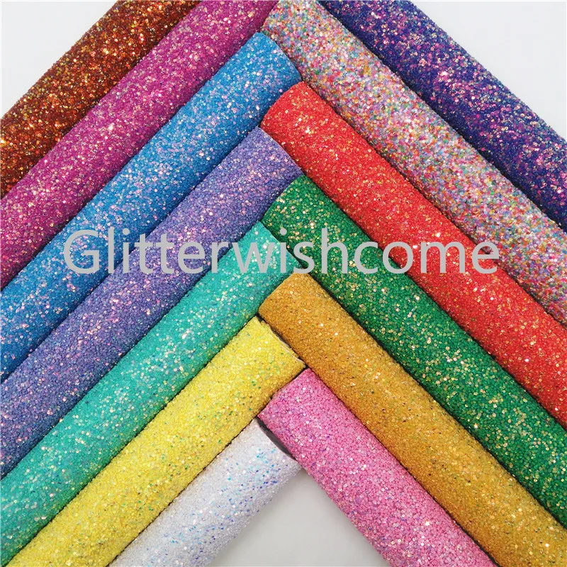 Ткань Glitterwishcome размера A4 21 х29 см крупная блестящая кожа искусственная фототкань