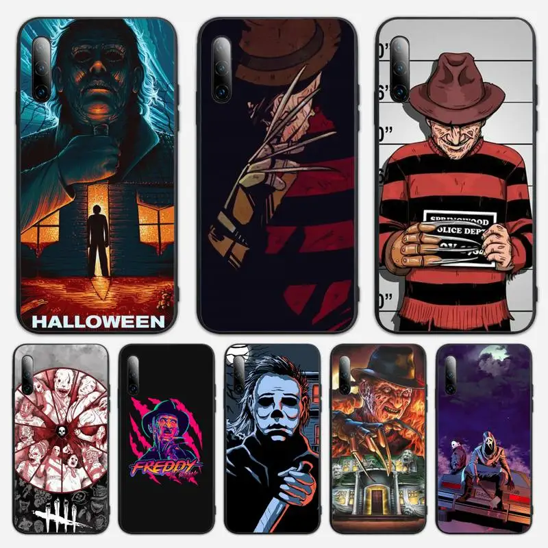 

Freddy Krueger Nightmare Phone Case For Huawei P Y Nova mate 20 30 10 40 pro lite smart Cover Fundas Coque
