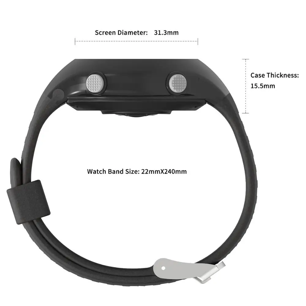 Мужские и женские спортивные цифровые часы с оптическим датчиком пульсометром