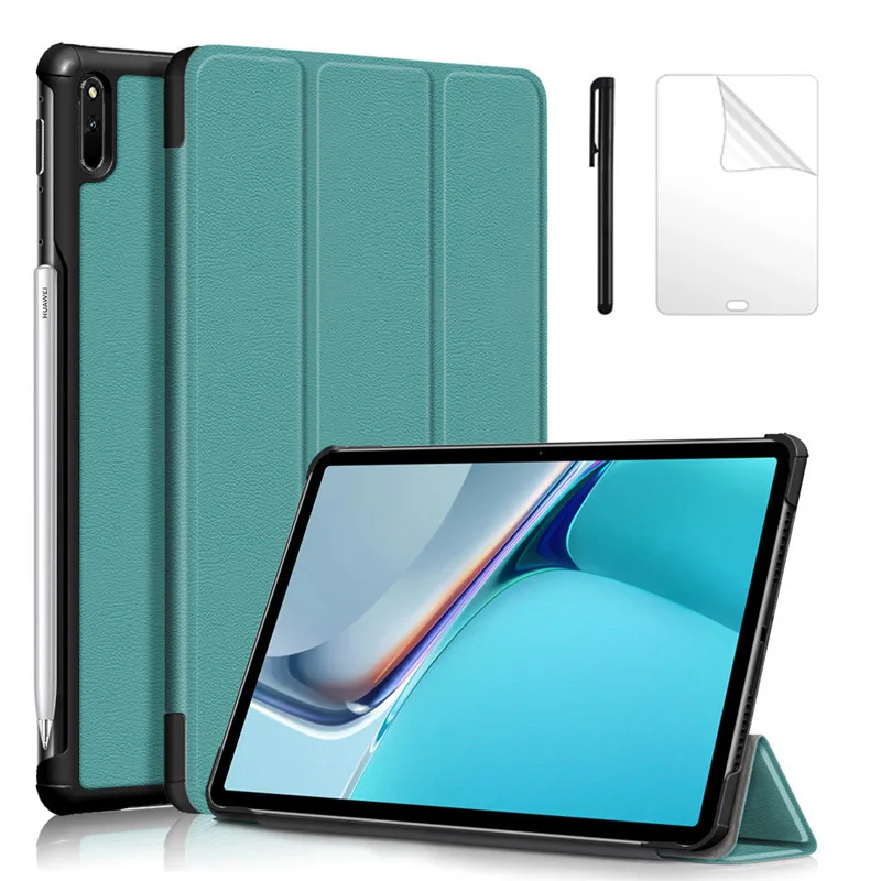 

Case for Huawei MatePad 11 inch Cover Magnetic Folding Stand Cover for Huawei MatePad 11 2021DBY-W09 Case Tablet Case +Film Pen