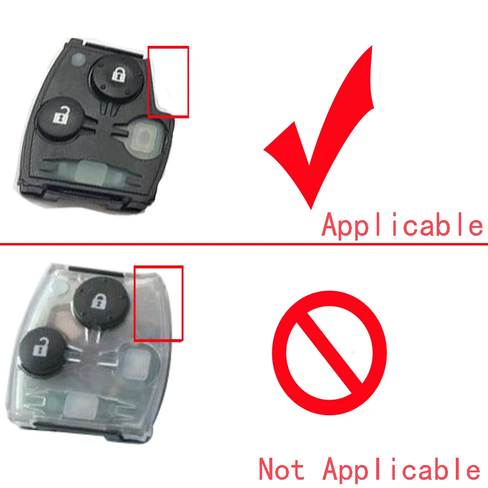 Dandkey новый стиль автомобиля изменение 2 Пуговицы удаленного Черный Флип Оболочки