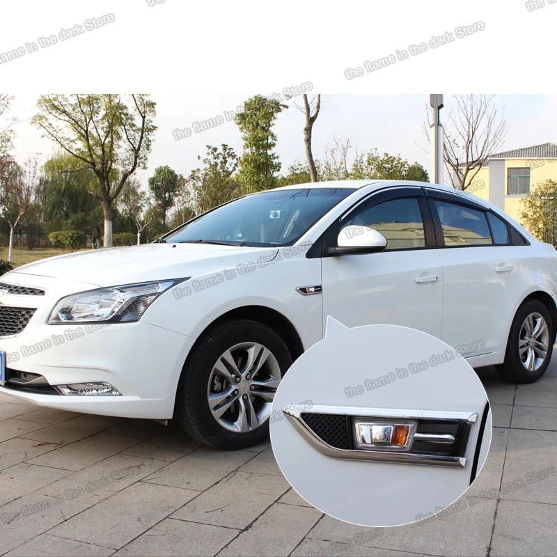 Lsrtw2017 Abs Автомобильная поворосветильник вая Панель рамка для Chevrolet Cruze 2009 2010 2011 2012