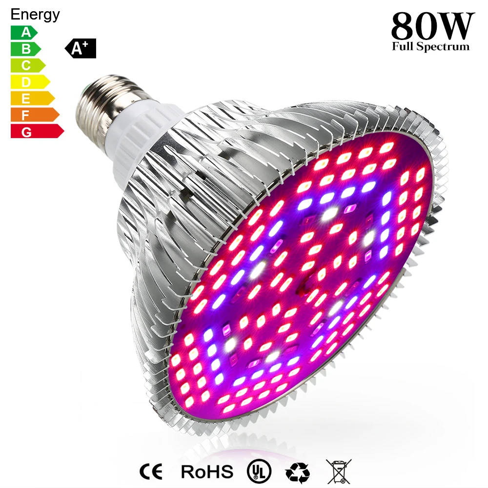 Светильник ПА для выращивания растений 100 Вт 80 50 30 18 E27