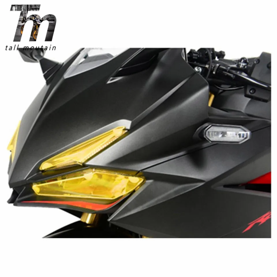 

For HONDA CBR 250 RR CBR 250RR 250-CBR 2017-2018 LJBKOALL Motorcycle Accessories CBR250RR Headlight Protector Cover Screen Lens
