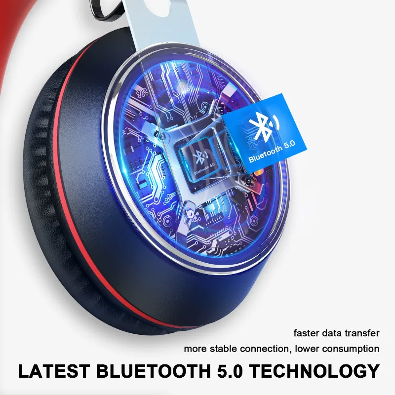 Oneodio, стерео, Bluetooth 5,0, наушники, портативная, беспроводная, Handsfree, музыкальная гарнитура с микрофоном, Накладные наушники для iPhone, Xiaomi