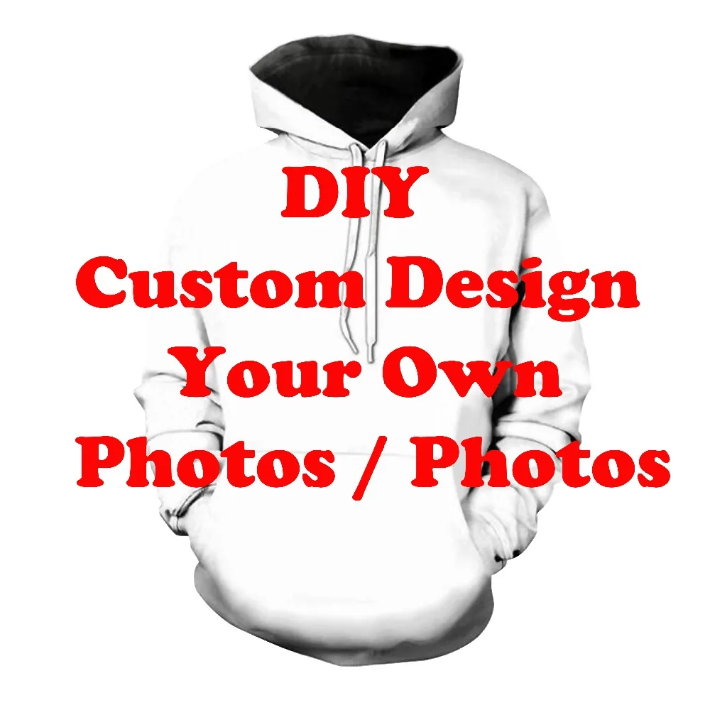 

2021 3D printing men's women's girls hoodie photo logo brand clothing casual