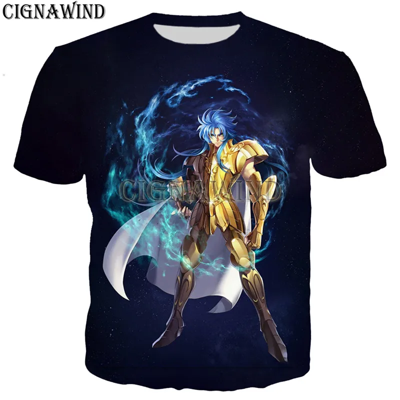 Футболка унисекс с 3D-принтом в стиле аниме Сен-Сейя/Золотые святые | Мужская