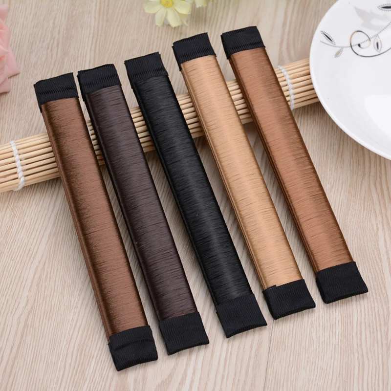 1 шт. синтетический парик пончики бутон головная повязка шар французский Твист