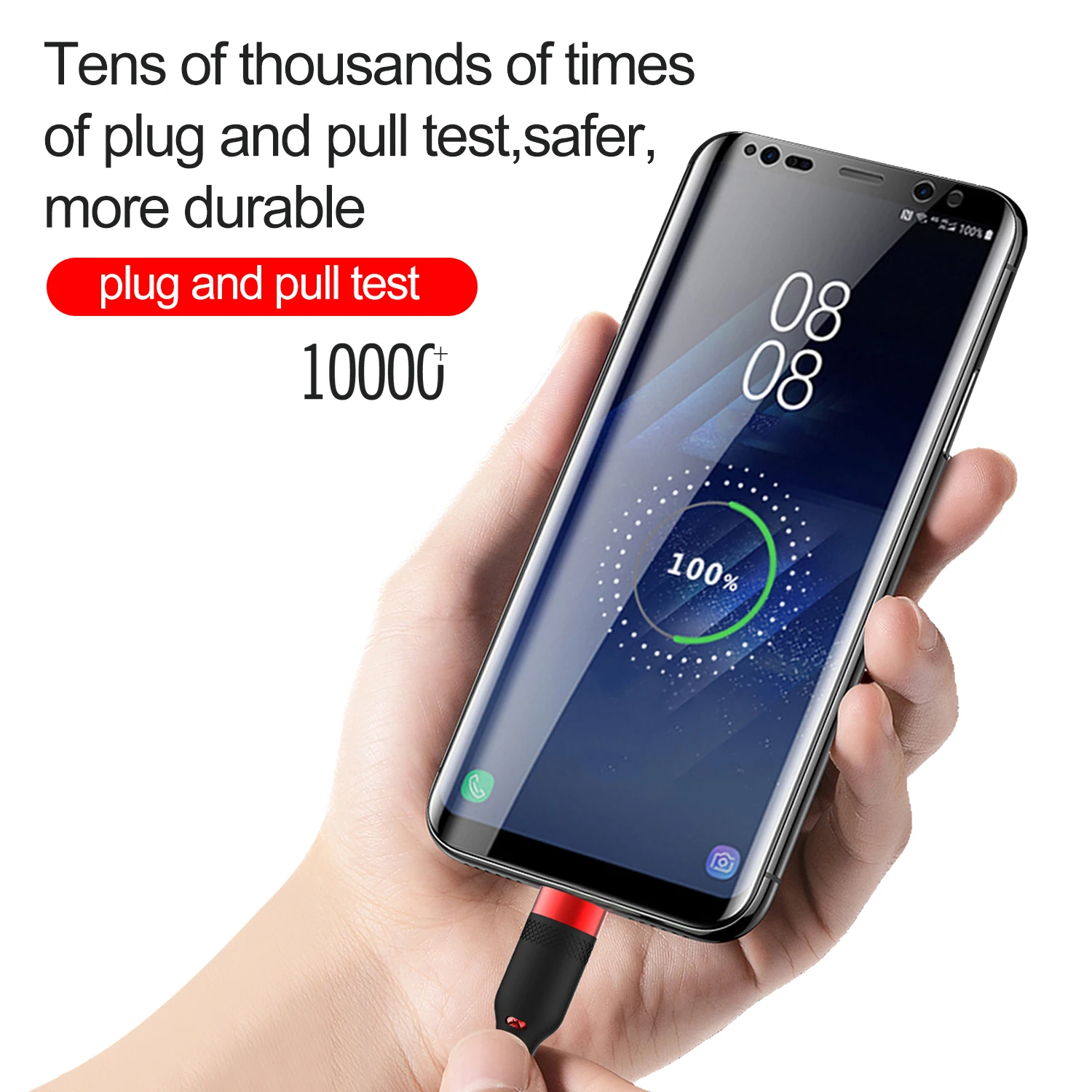 5 м/8 м длинный зарядный кабель для Lightning/Type C/USB Micro прочный нейлоновый Плетеный