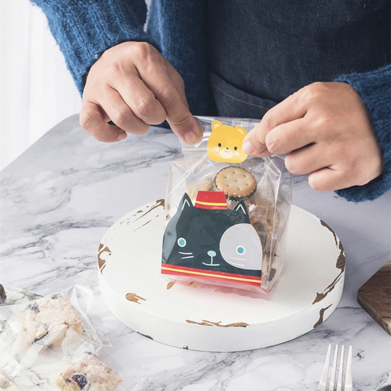 Пластиковые пакеты для выпечки печенья мешочек конфет 50 шт. | Дом и сад