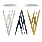 1 шт., линейка из нержавеющей стали