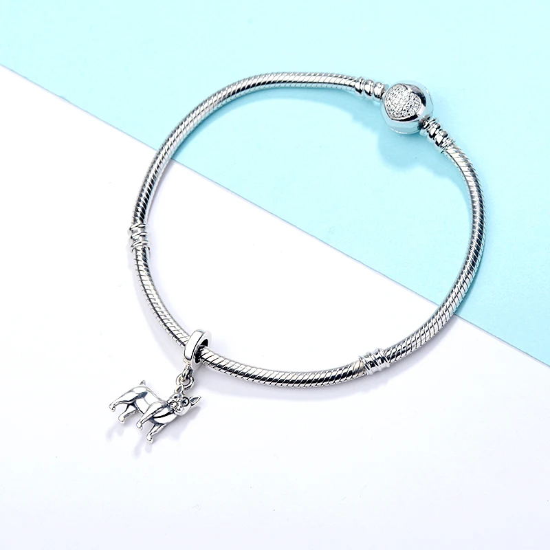 Лидер продаж подвески-бусины из серебра 925 пробы в виде человеческого друга