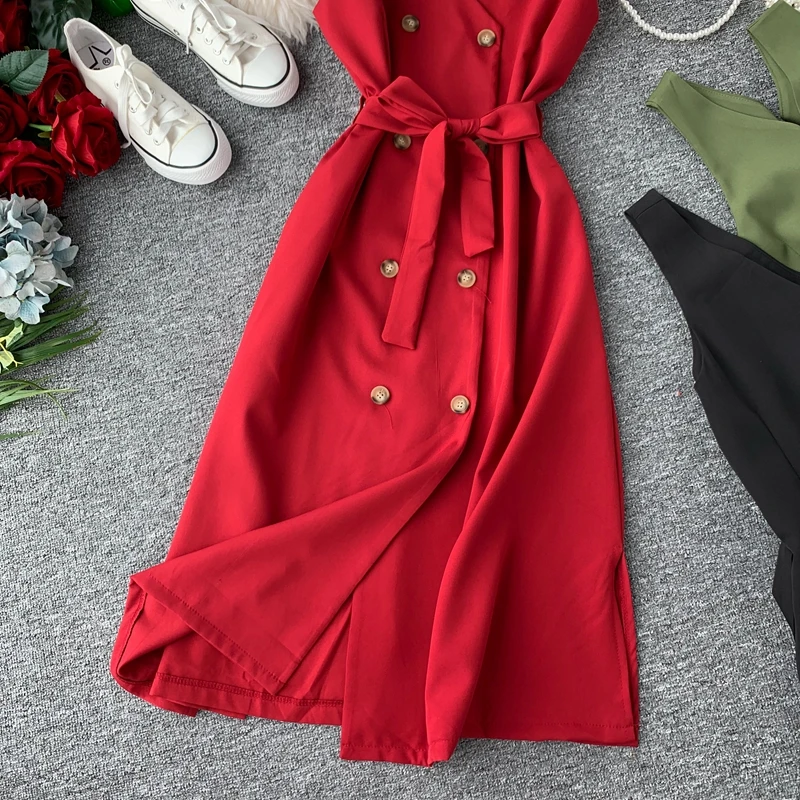 Платье женское средней длины на пуговицах облегающий длинный вечерние ний