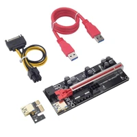 x1 to x16 6pin pci e riser ver009s plus card 009s pcie power 60cm usb 3 0 cable for graphics card gpu mining equipment