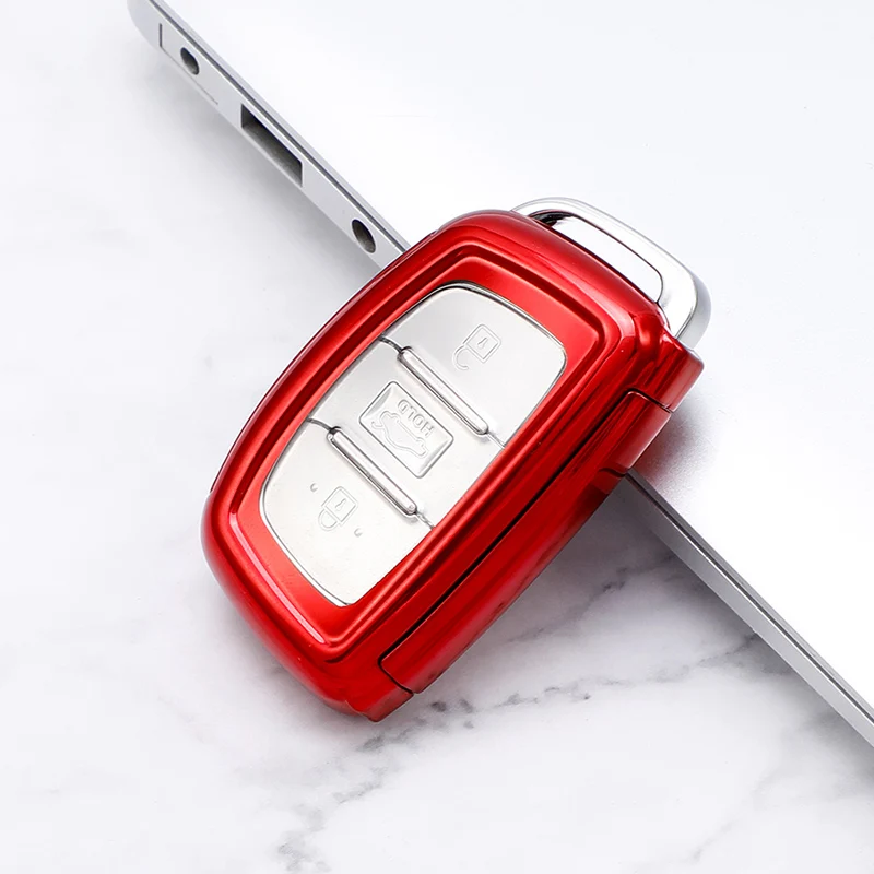 

NEW Soft TPU Car Remote Control Key Case For Hyundai IX25/IX35/Elantra/Sonata/I40 Car Keychain Accessories FOB