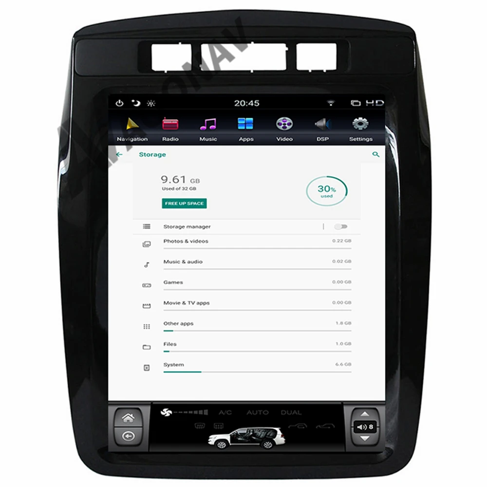 AOONAV 10 4 &quotАвтомобильный Радио Мобильный телефон вертикальный экран carplay