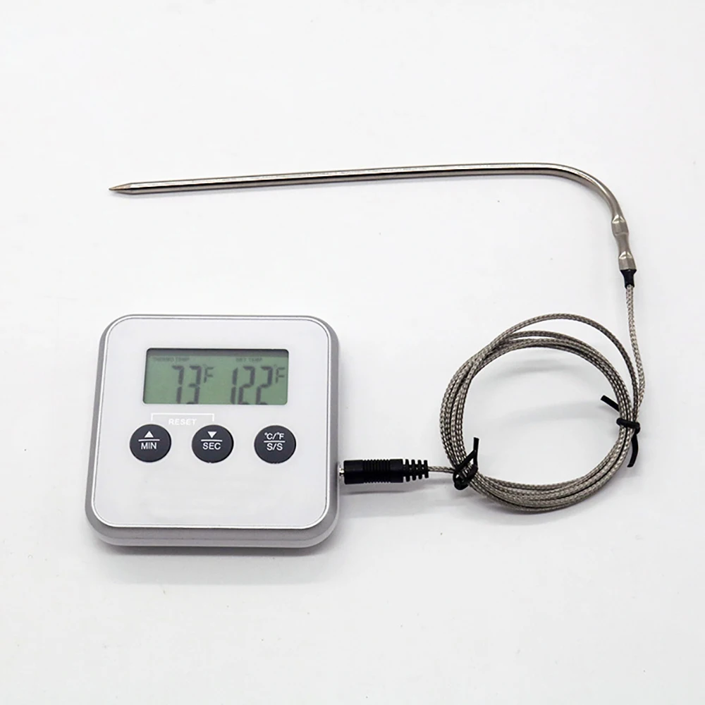 Digital Kitchen Thermometer Oven Food Cooking Meat BBQ Probe With Timer Milk Water Temperature Tools | Дом и сад