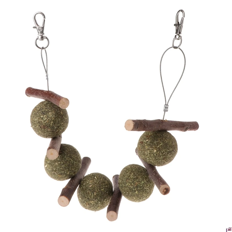 Игрушки для шлифовки зубов домашних животных хомяк кролик яблоко ветка трава шар