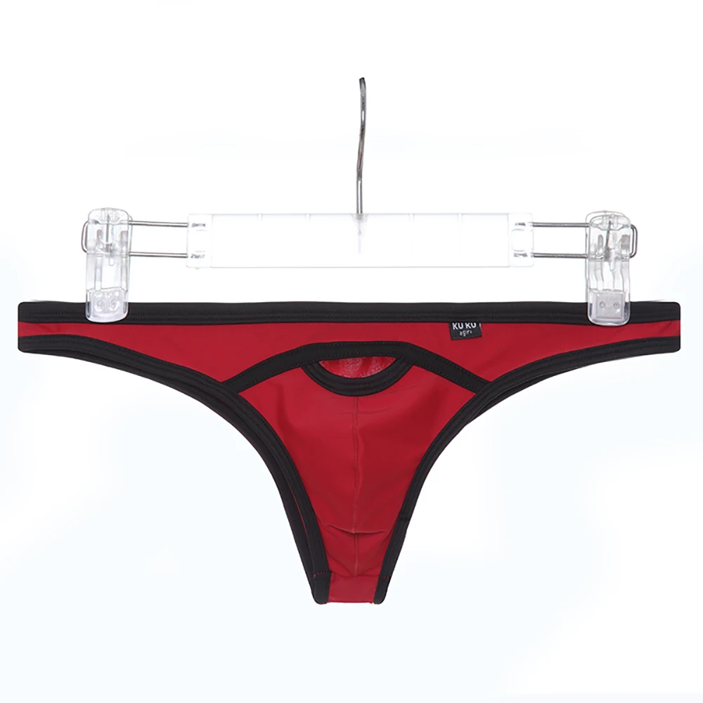 Мужское нижнее белье сексуальные трусы с низкой посадкой дышащие мешочком