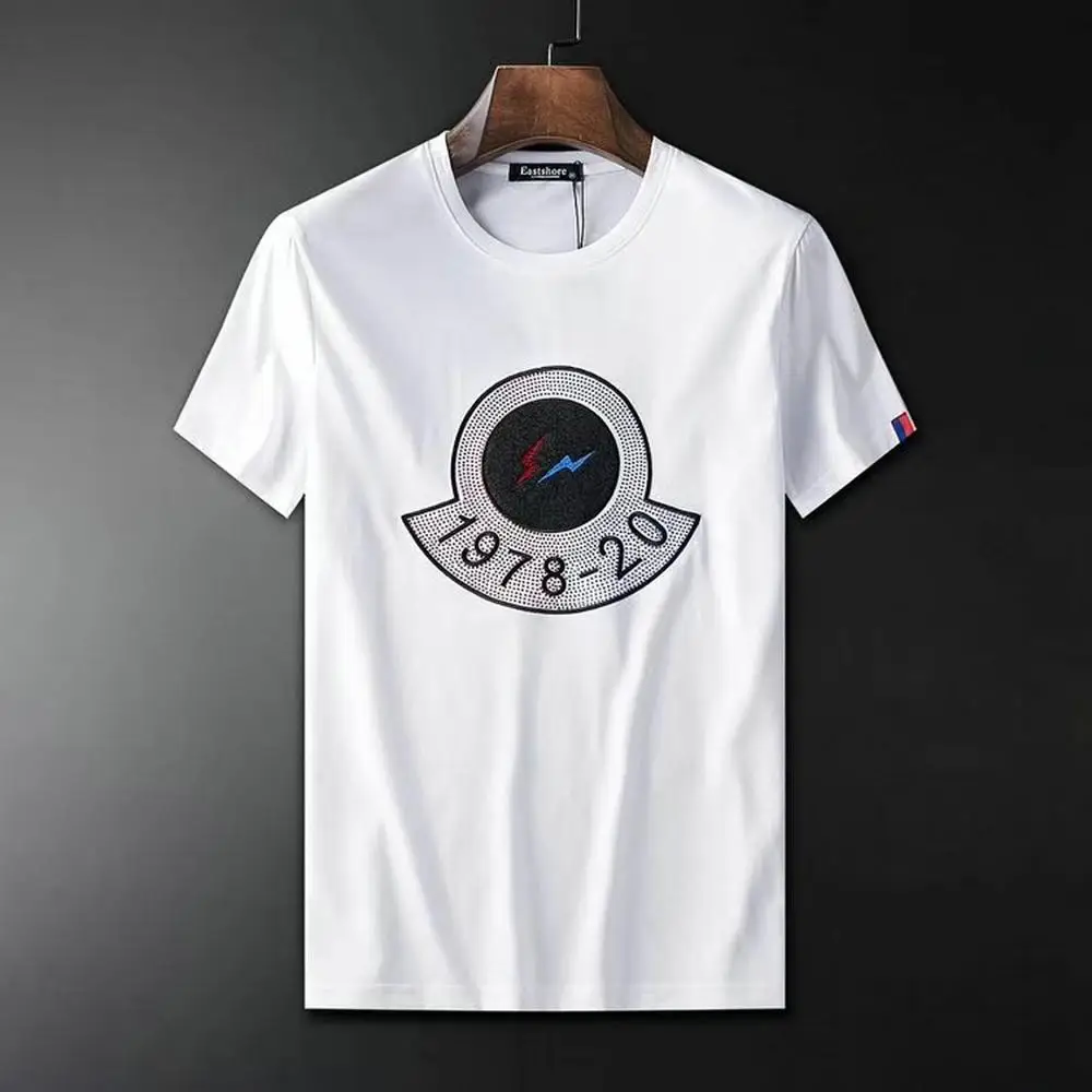 

Trend brand Mens Tops Tees Summer Print Short Sleeve Sweatshirt T Shirt Hip Hop Mens Streetwear Sports Wear Tshirt